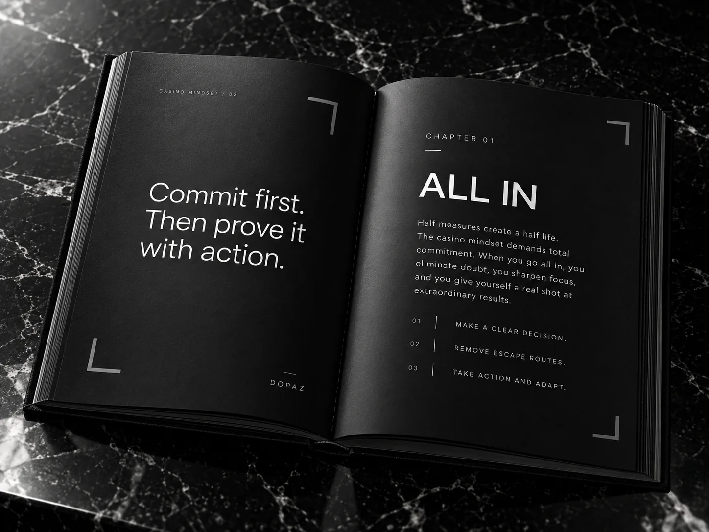 ALL OR NOTHING preview spread 2