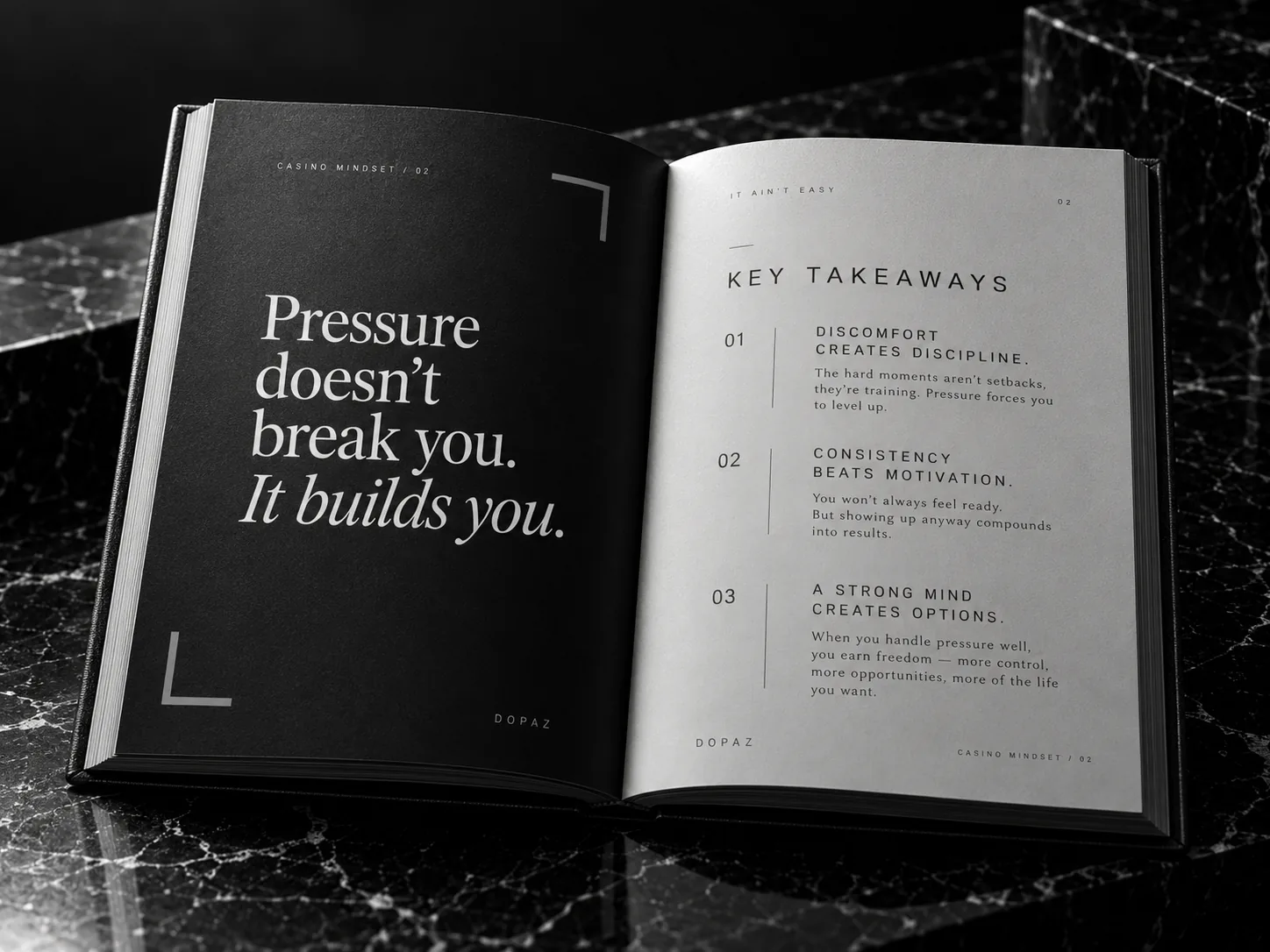 IT AIN’T EASY preview spread 2