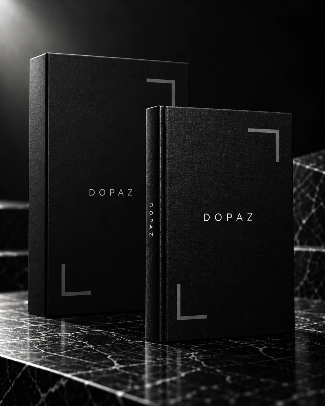 Dopaz Journal premium cover and box